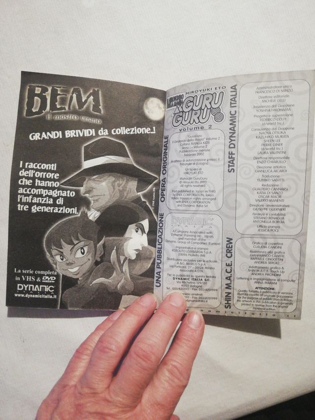 Fumetto Guru Guru manga 