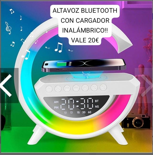 ALTAVOZ BLUETOOTH CON CARGADOR NUEVO