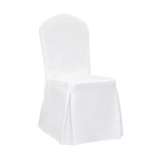 Funda blanca para silla de banquete