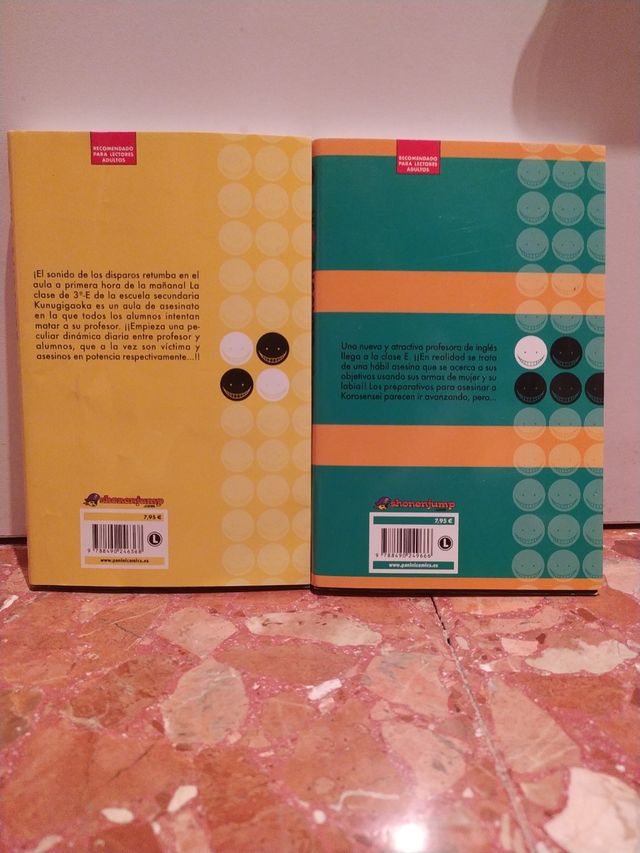 Mangas assasination classroom 1 y 2