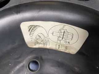 Rueda de repuesto peugeot 407