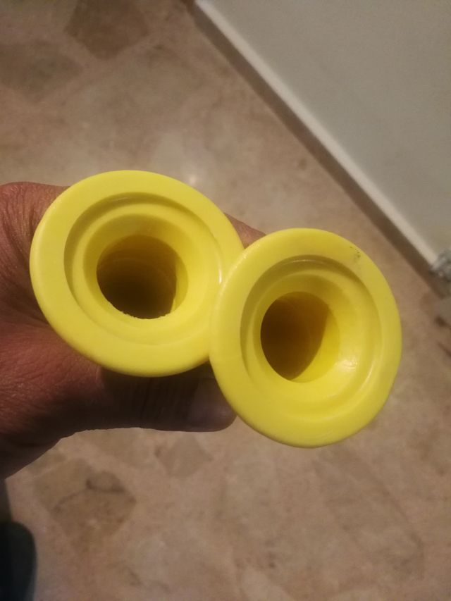 Puños bh California amarillos