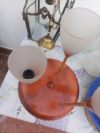 Lampara de salón de tulipas