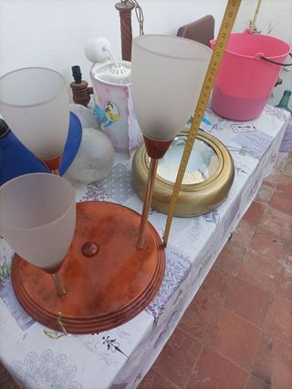 Lampara de salón de tulipas