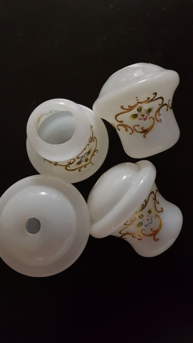 4.  Paralumi . In vetro MURANO GLASS Dipinto a man