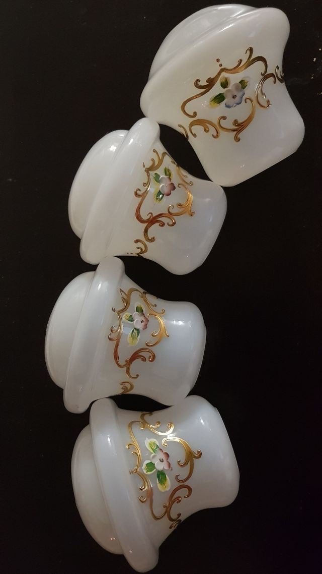 4.  Paralumi . In vetro MURANO GLASS Dipinto a man