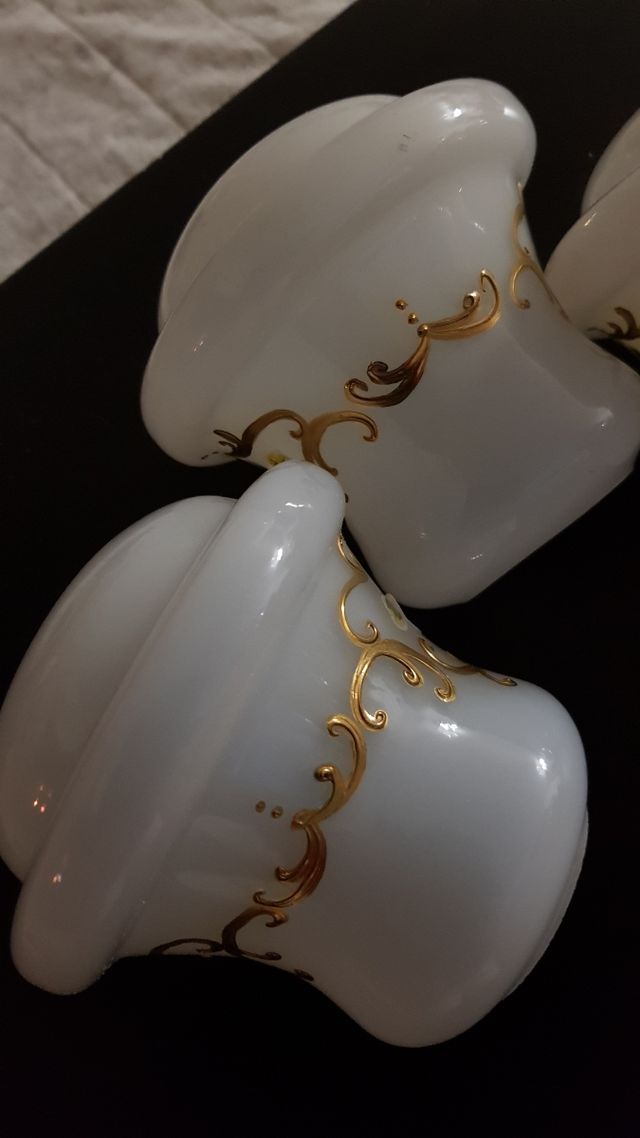 4.  Paralumi . In vetro MURANO GLASS Dipinto a man