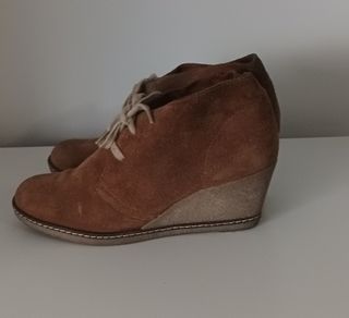 Zapatos de cuña para invierno