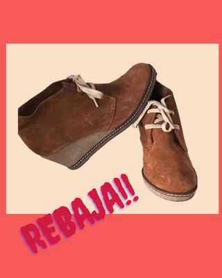 Zapatos de cuña para invierno