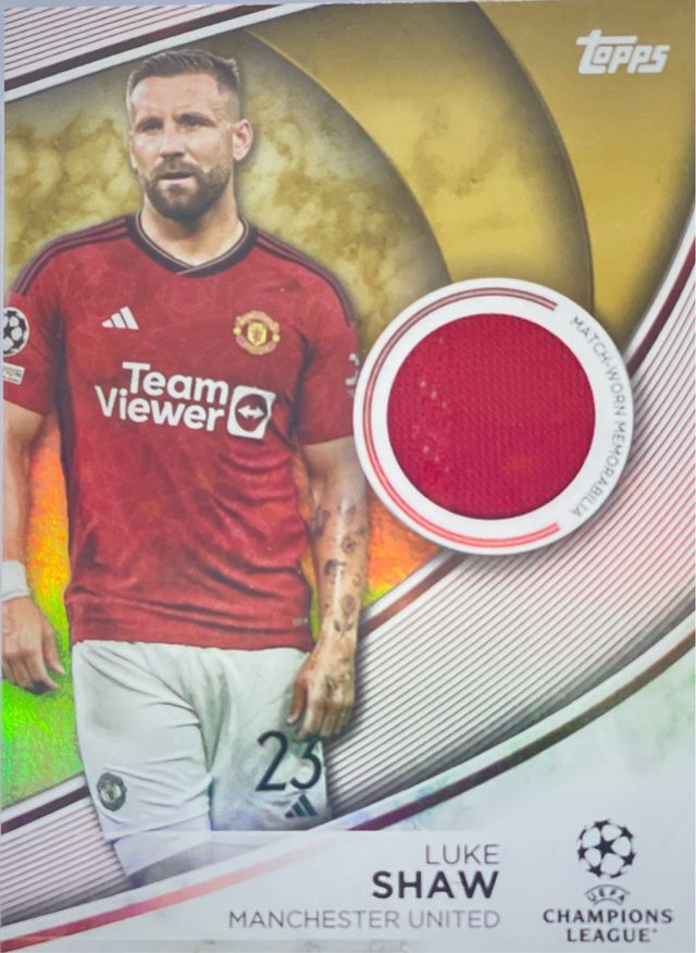 Parche /50 - match-worn - Luke Shaw - Man United