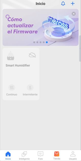 Humidificador de aromas con app