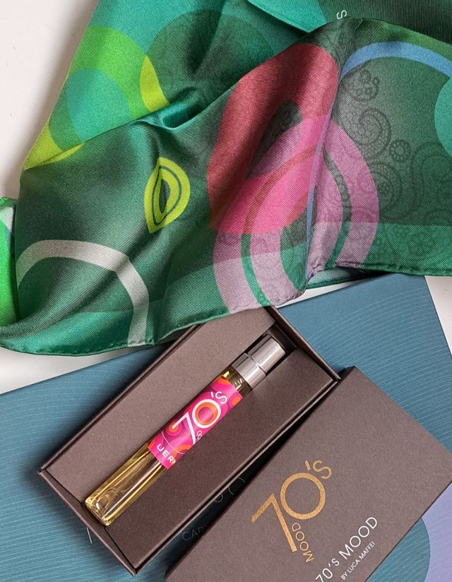 Uermi Set Carré pochette pure silk + Eau de parfum