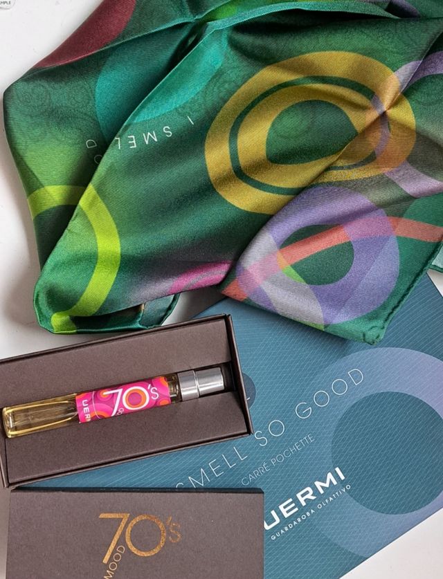 Uermi Set Carré pochette pure silk + Eau de parfum