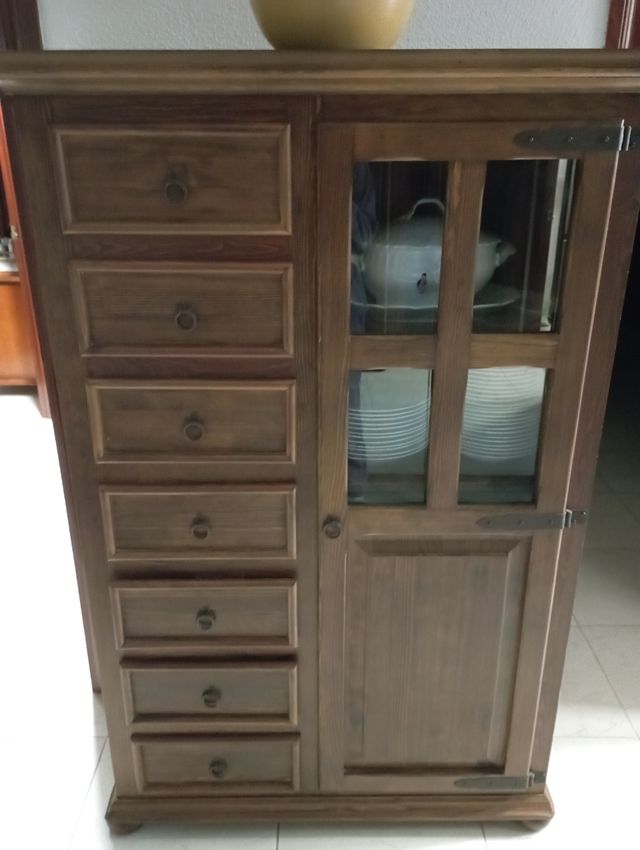 Mueble de madera maciza marrón 🟤