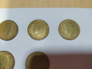 10 monedas peseta rubia 1975