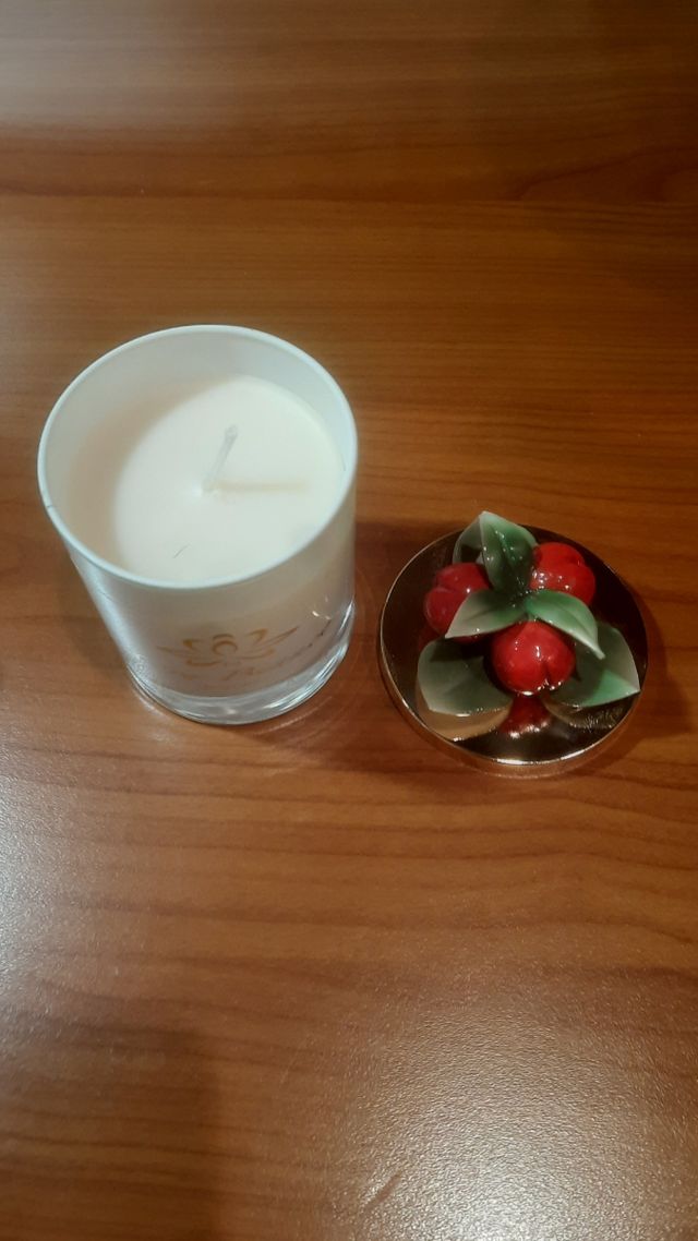 Candela Oro Bianco Capodimonte IDEA REGALO