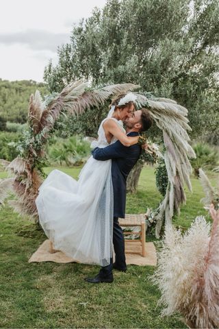 Vestido de novia plumetti