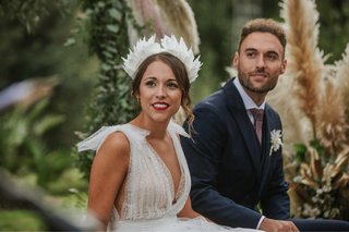 Vestido de novia plumetti