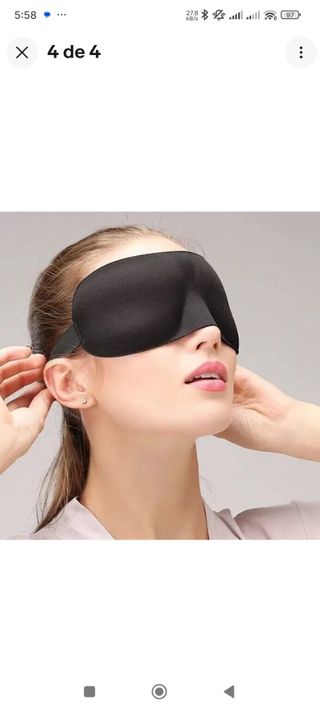 Mascherina per dormire in 3D