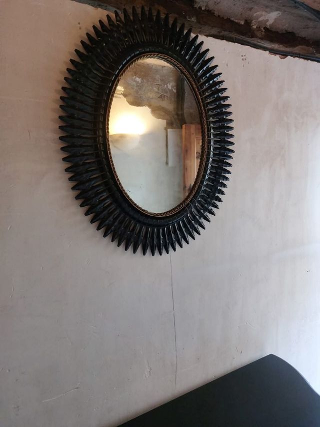 Espejo marco de metal