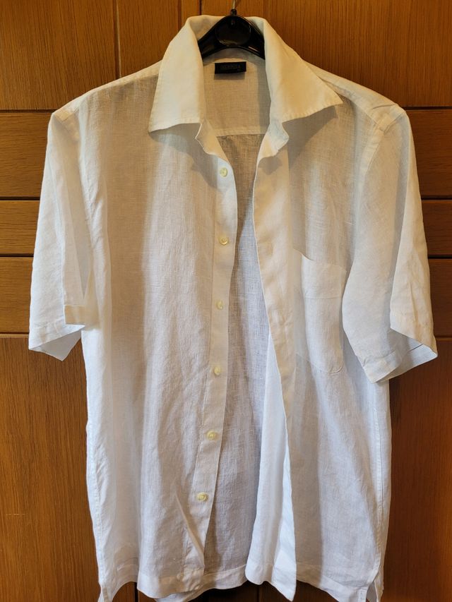 Camicia uomo in puro lino