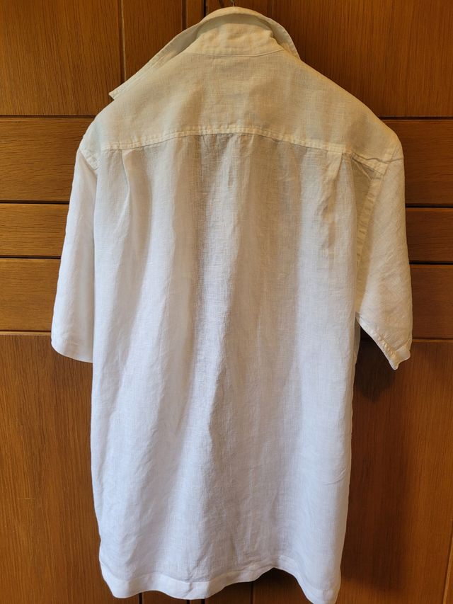 Camicia uomo in puro lino