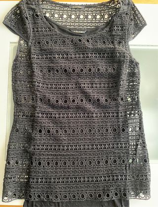 Camisetas puntilla y crochet Massimo Dutti