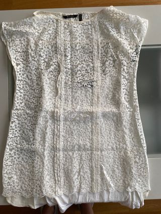 Camisetas puntilla y crochet Massimo Dutti