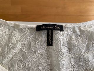 Camisetas puntilla y crochet Massimo Dutti