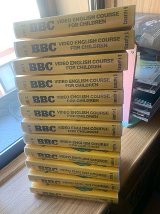 Colección video vhs Muzzy aprende inglés