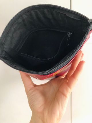 Bolso cuero rojo