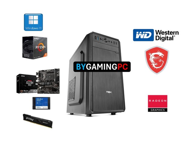 PC Ryzen 4600G 8GB DDR4 500GB SSD