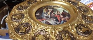 CUADRO antiguo OROSCOPO METAL