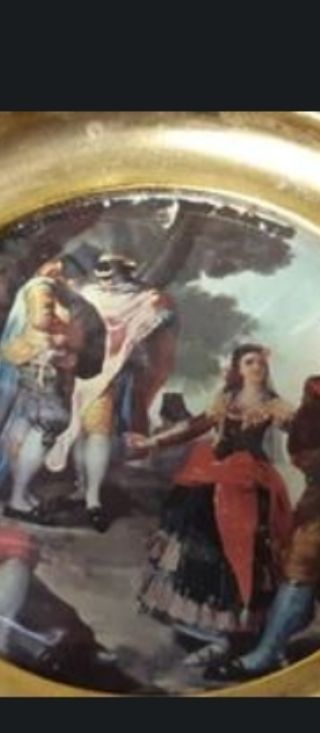 CUADRO antiguo OROSCOPO METAL