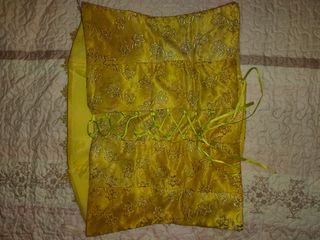 Falda y corpiño para fiesta.