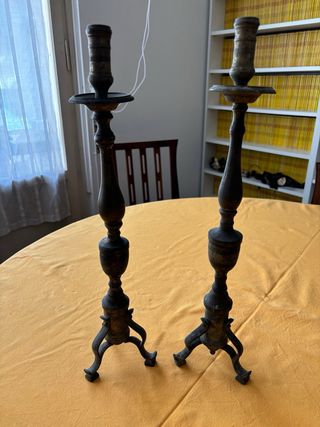Due candelabri antichi