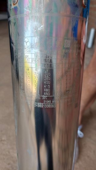 Bomba de Agua Vertical