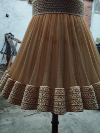 LAMPARA ANTIGUA MADERA