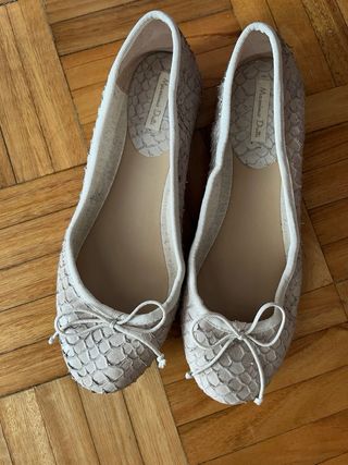 Bailarina piel animal print color topo