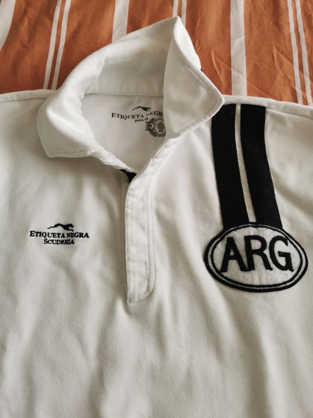 Felpa uomo bianca Etiqueta Negra 