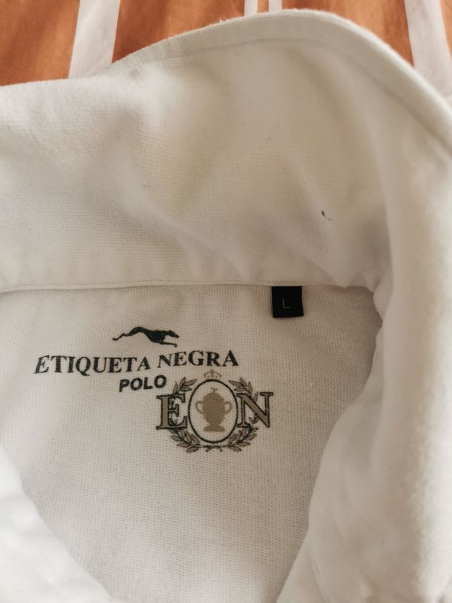 Felpa uomo bianca Etiqueta Negra 