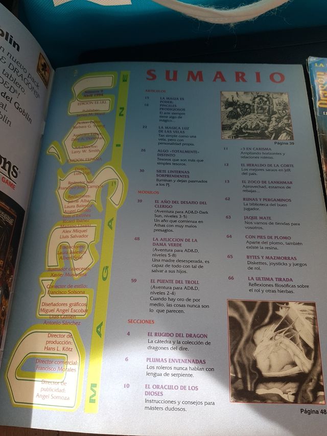 Revistas Dragon magazine