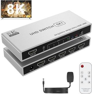 HDMI Switch 5 en 1 Salida 4k 120 Hz HDMI Splitter