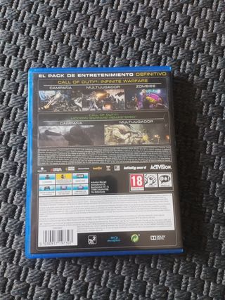Juego call of duty infinite warfare PS4
