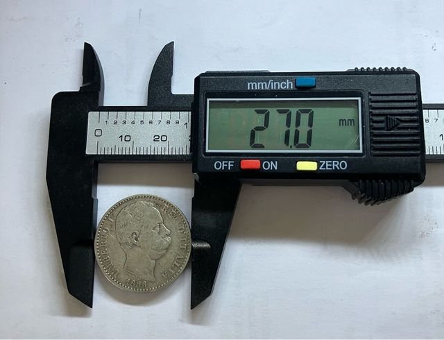 Italia 2 liras de plata 1883