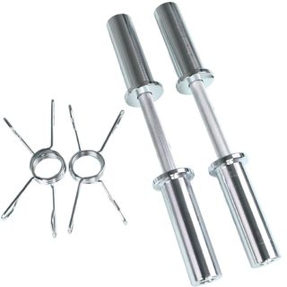 Kit de mancuernas olímpicas con discos hasta 41kg