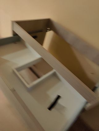 Mueble cuarto de baño 80cm dos cajones