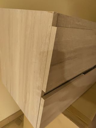 Mueble cuarto de baño 80cm dos cajones