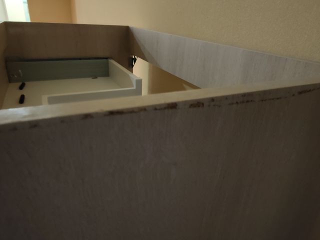 Mueble cuarto de baño 80cm dos cajones