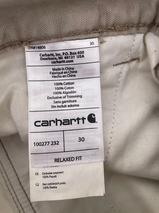 Pantalon corto carhartt